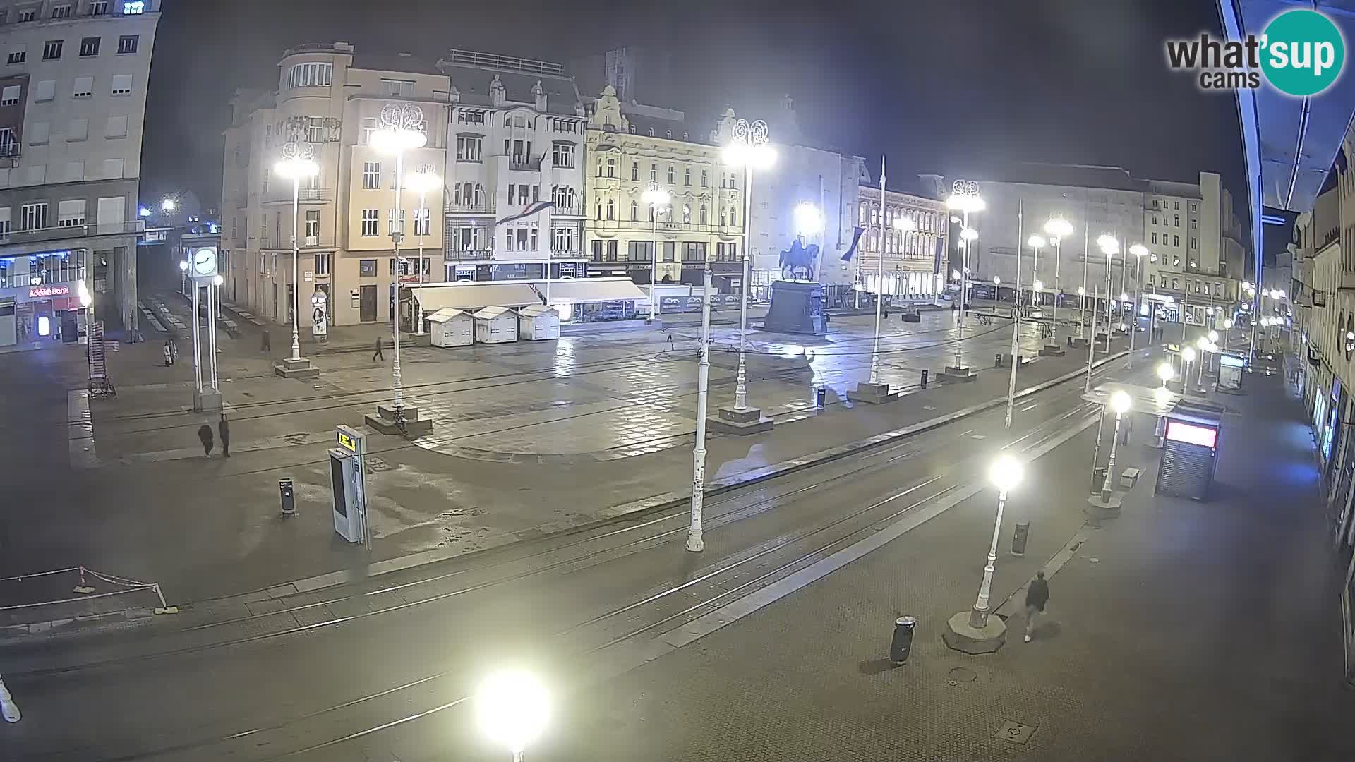 Webcam Zagabria Ban Jelacic piazza | Croazia