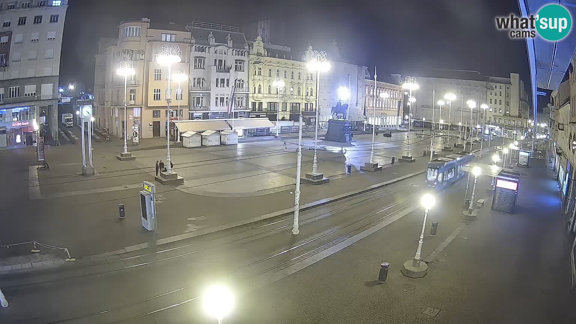 Zagreb webcam Ban Jelacica Platz | Kroatien