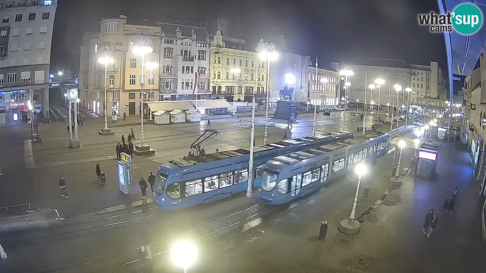 Live Cam Zagreb Ban Jelačić place | Croatie
