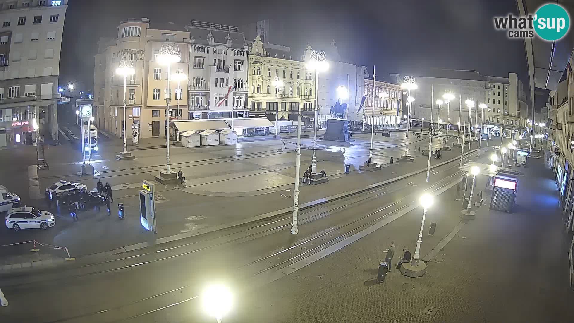 Zagreb webcam Ban Jelacica Platz | Kroatien