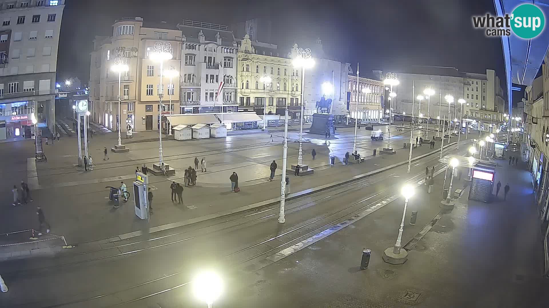 Zagreb webcam Ban Jelacica Platz | Kroatien