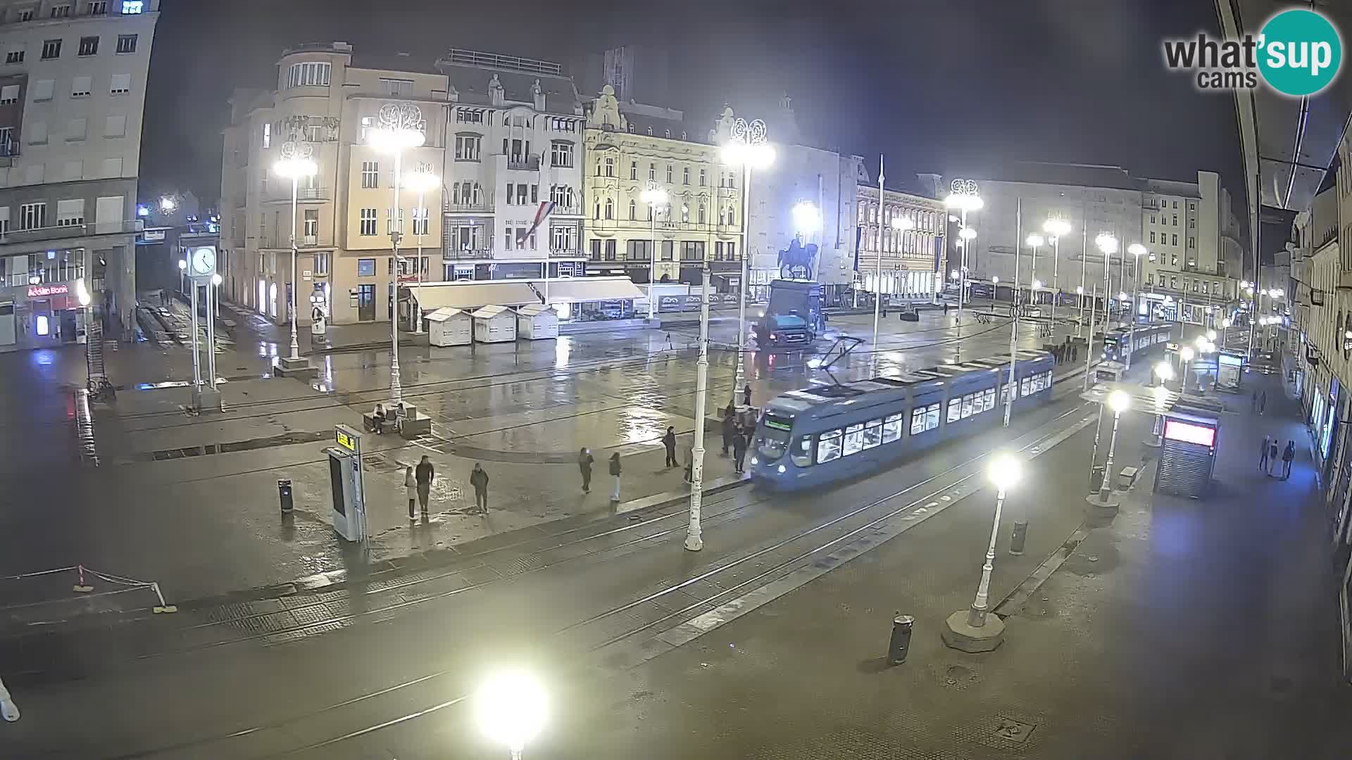 Zagreb webcam Ban Jelacica Platz | Kroatien