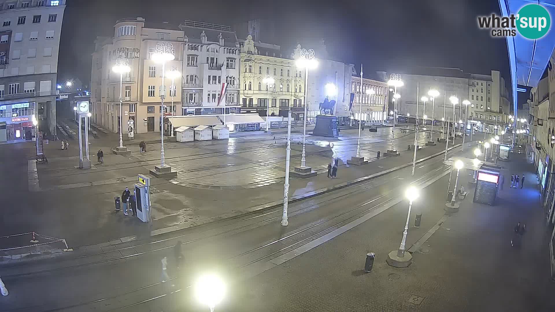Zagreb webcam Ban Jelacica Platz | Kroatien