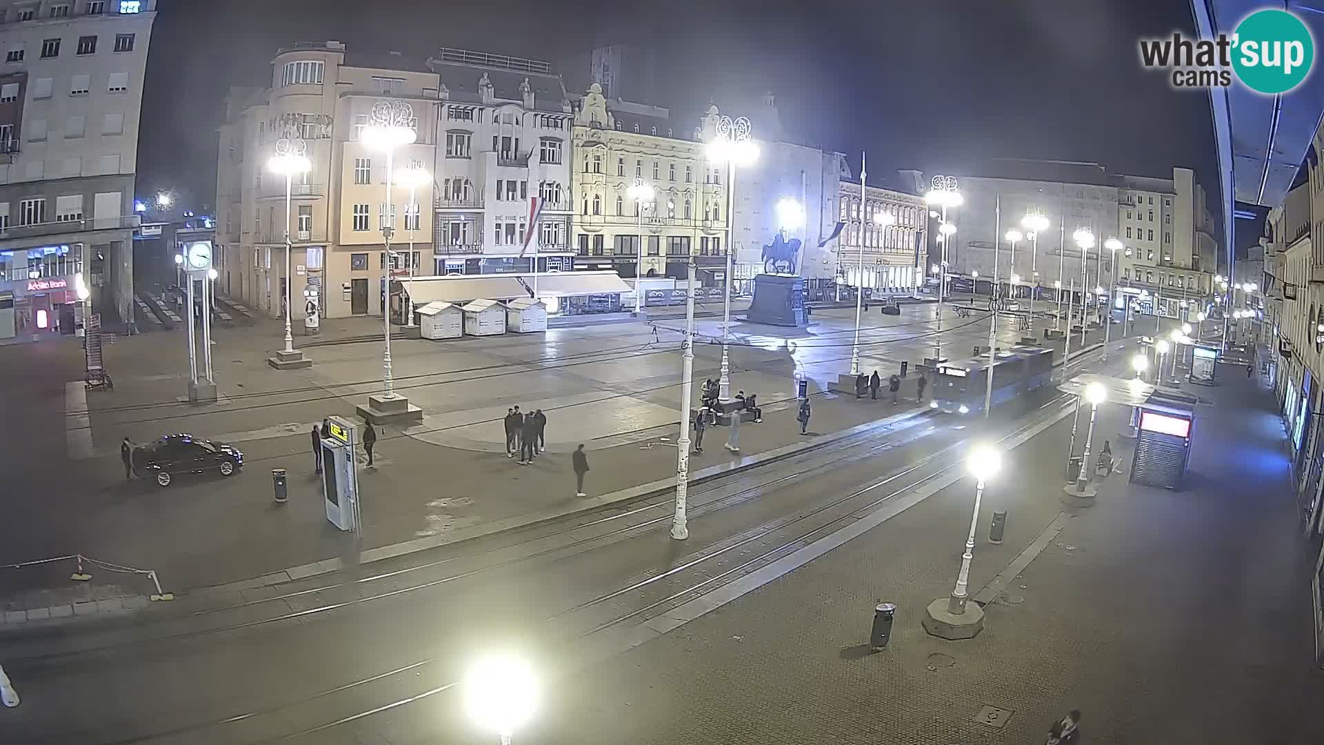 Live Cam Zagreb Ban Jelačić place | Croatie