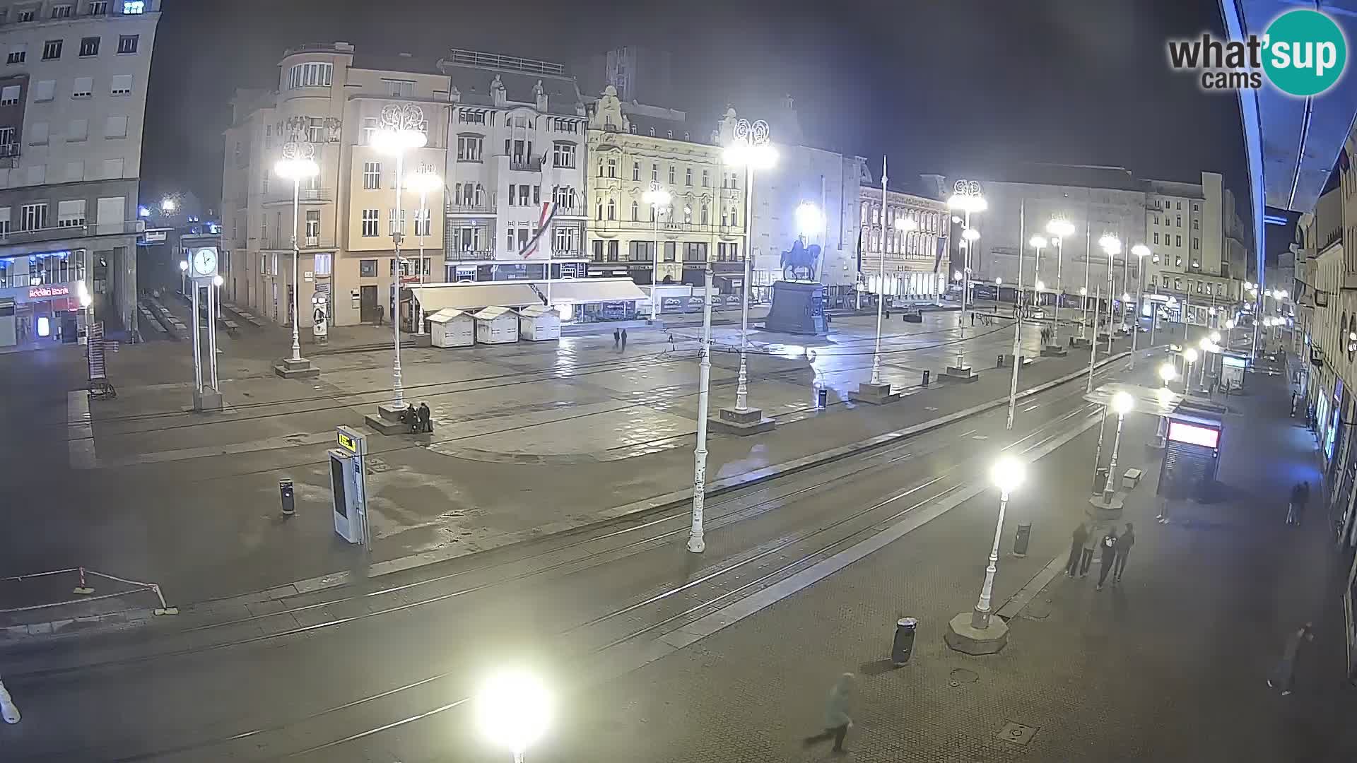 Live Cam Zagreb Ban Jelačić place | Croatie