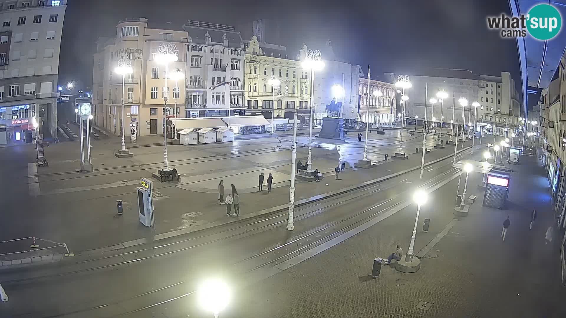 Live Cam Zagreb Ban Jelačić place | Croatie