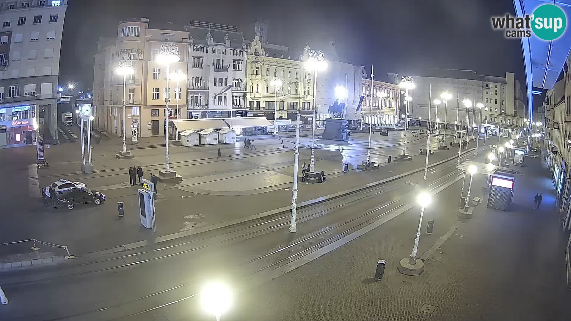 Zagreb webcam Ban Jelacica Platz | Kroatien
