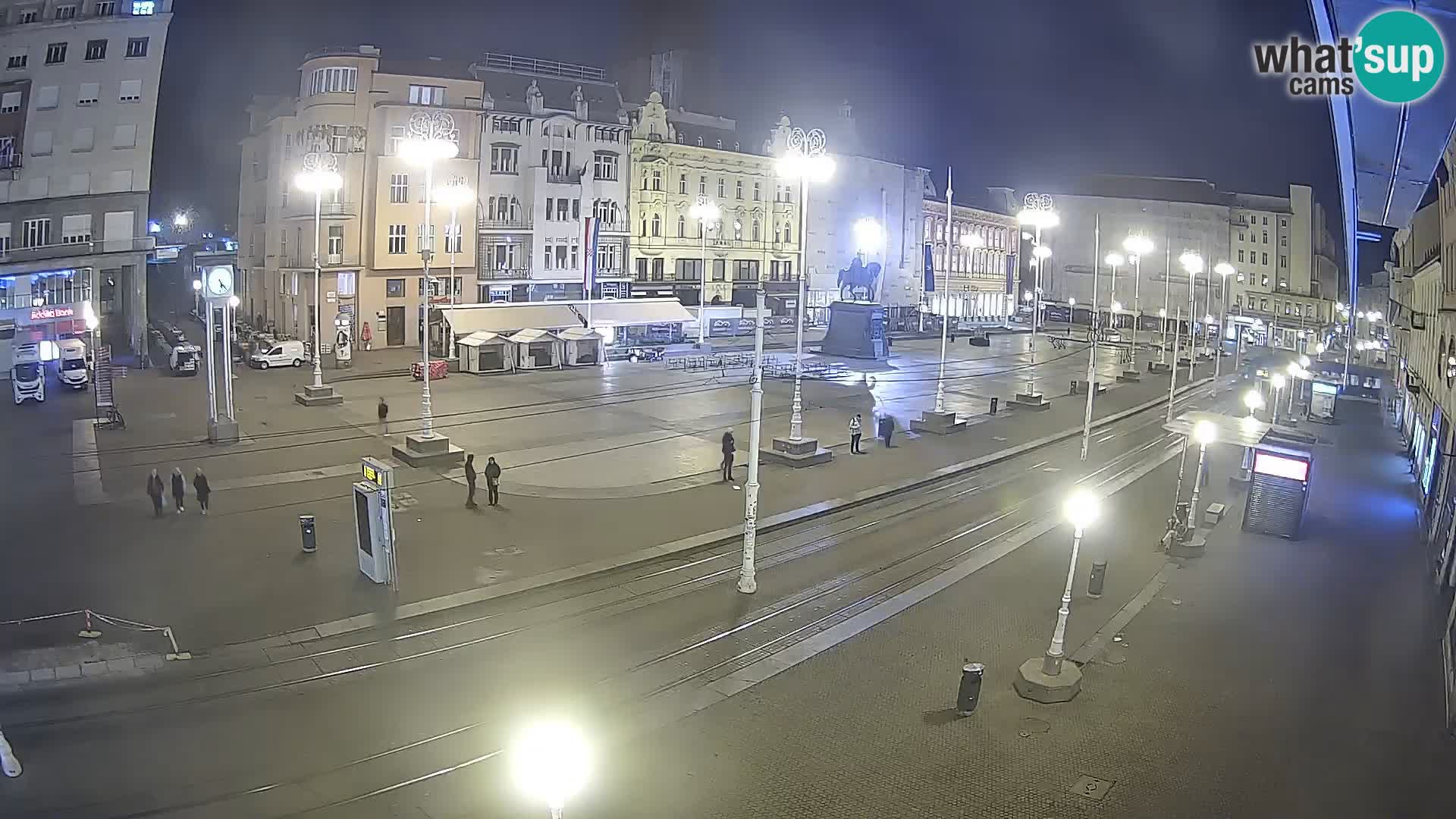 Webcam Zagreb Bana Jelačića square | Croatia