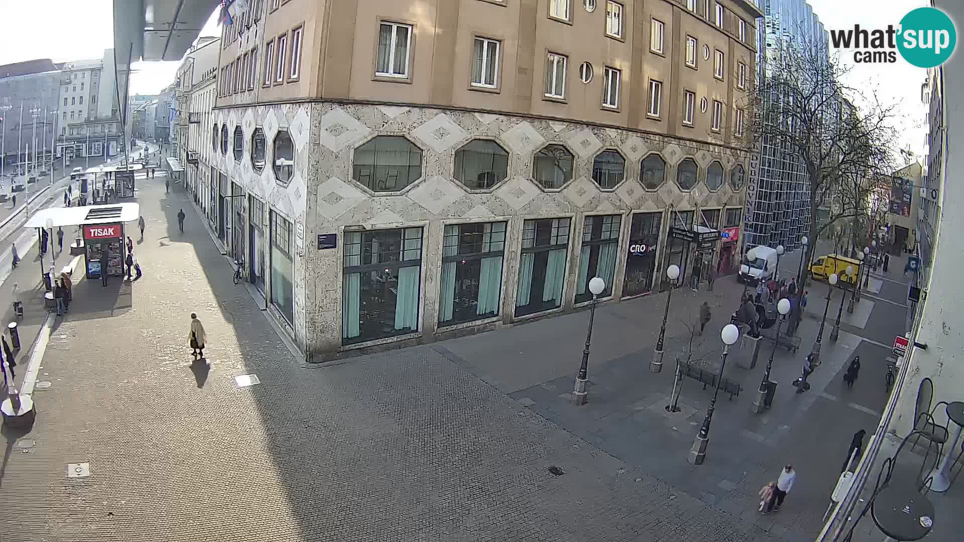 Webcam Zagreb Bana Jelačića square | Croatia