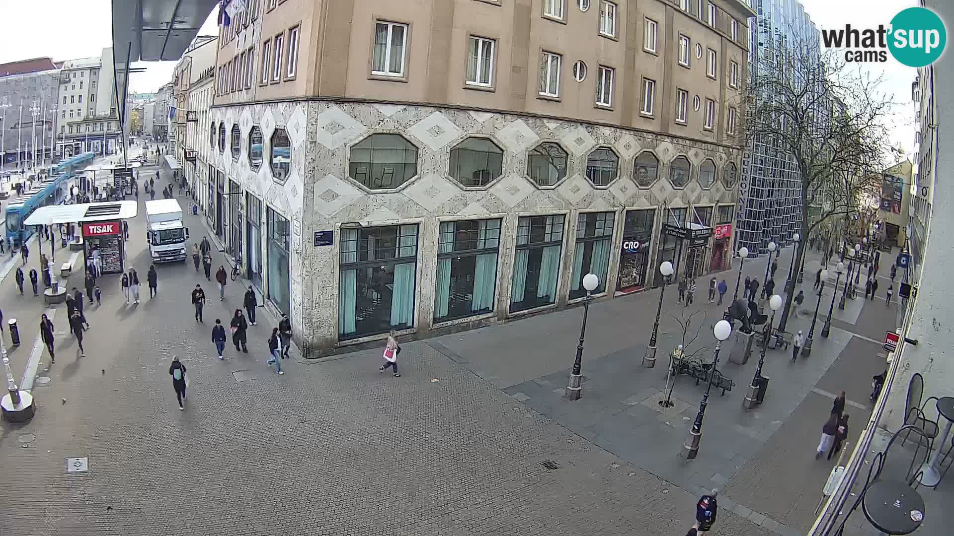 Webcam Zagabria Ban Jelacic piazza | Croazia