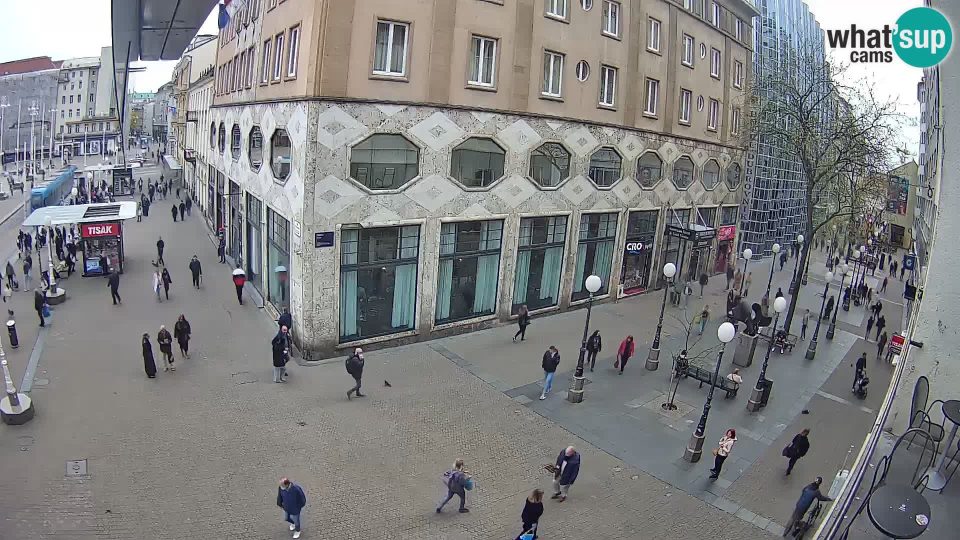 Spletna kamera Zagreb Ban Jelačić