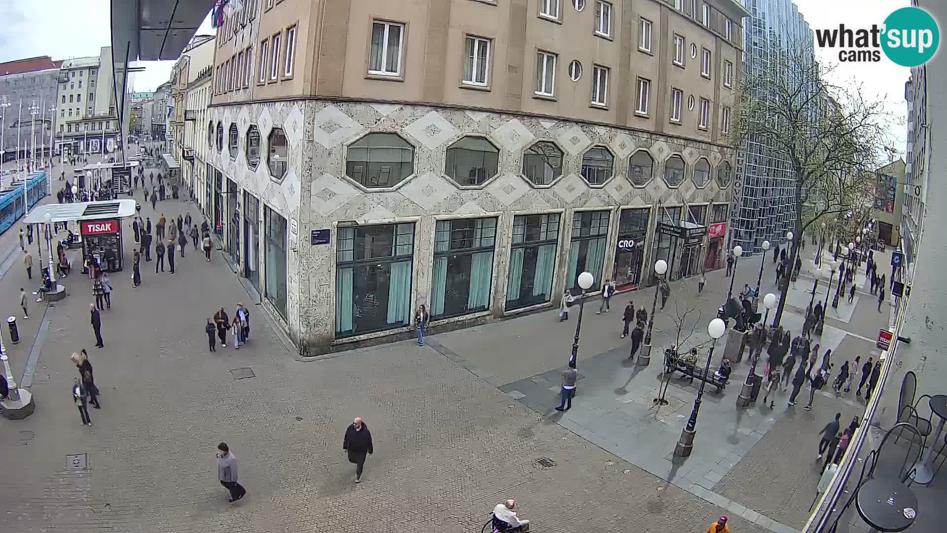 Zagreb webcam Ban Jelacica Platz | Kroatien