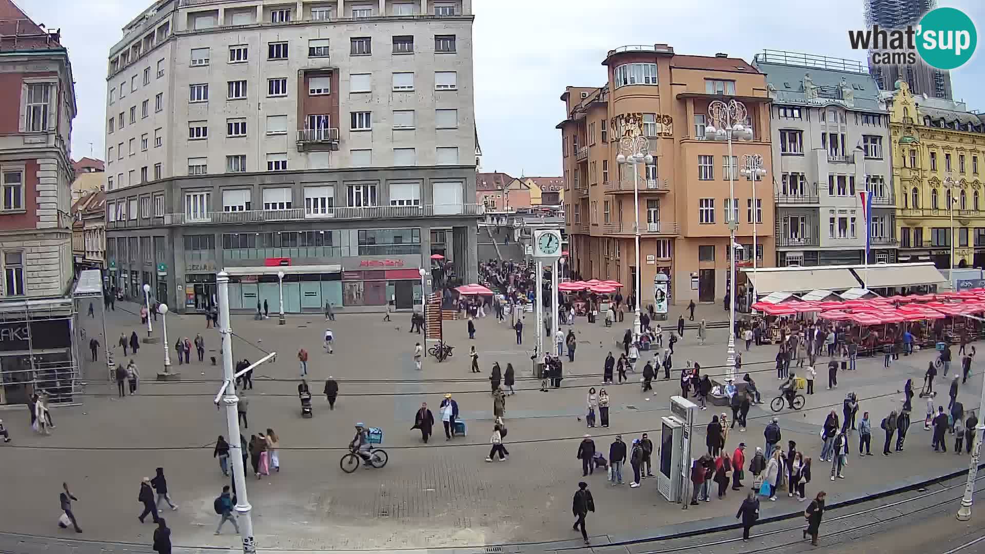 Spletna kamera Zagreb Ban Jelačić