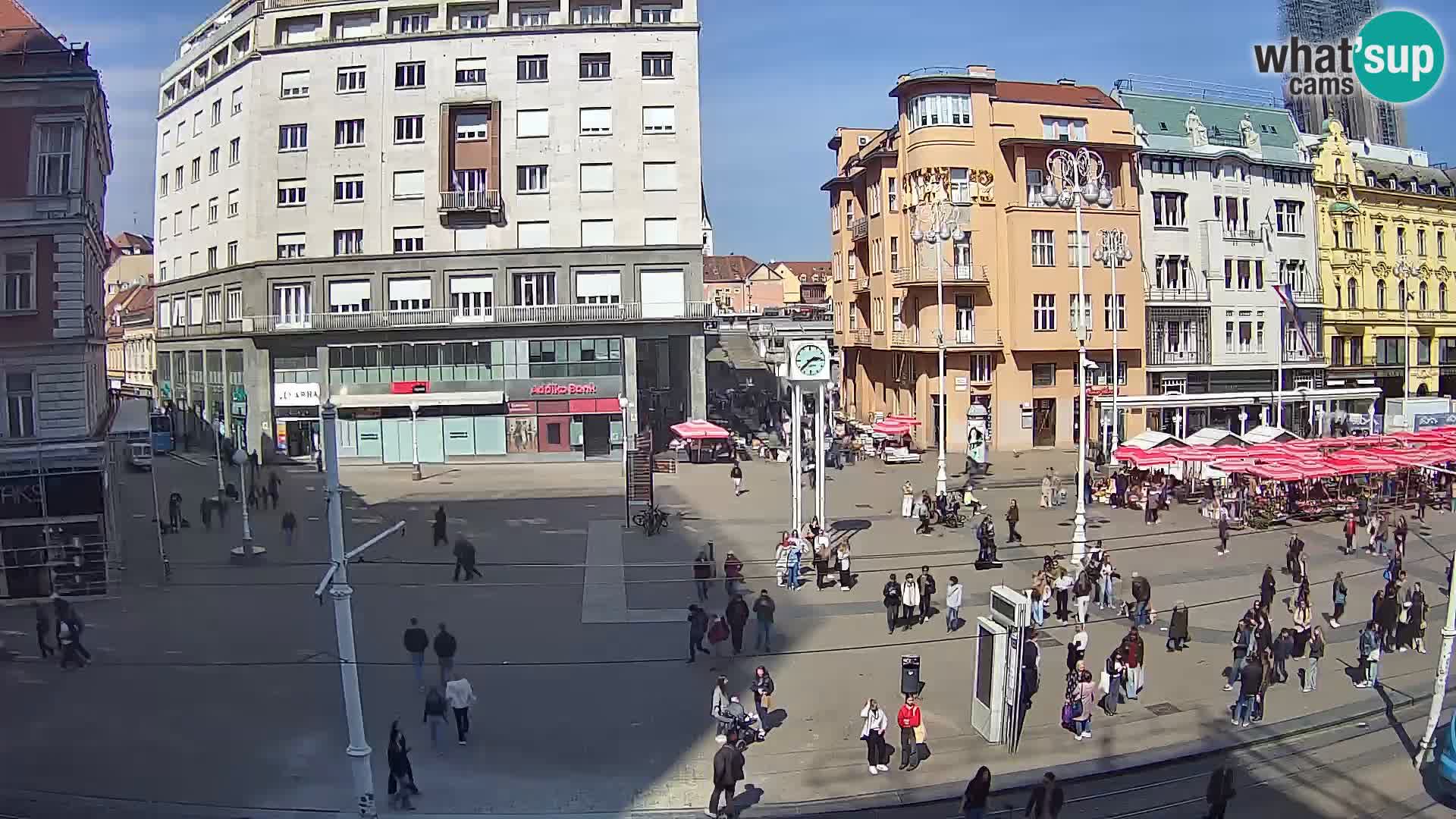 Spletna kamera Zagreb Ban Jelačić