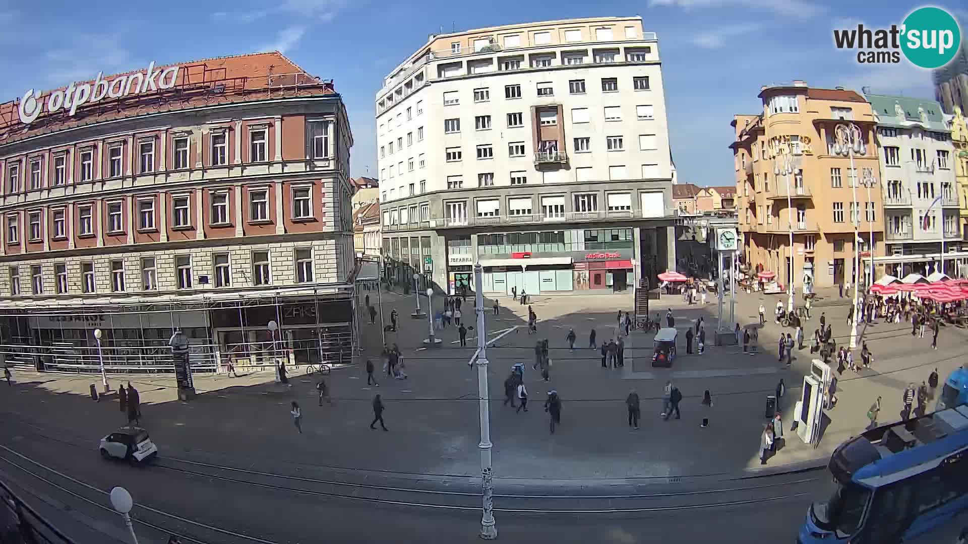 Spletna kamera Zagreb Ban Jelačić
