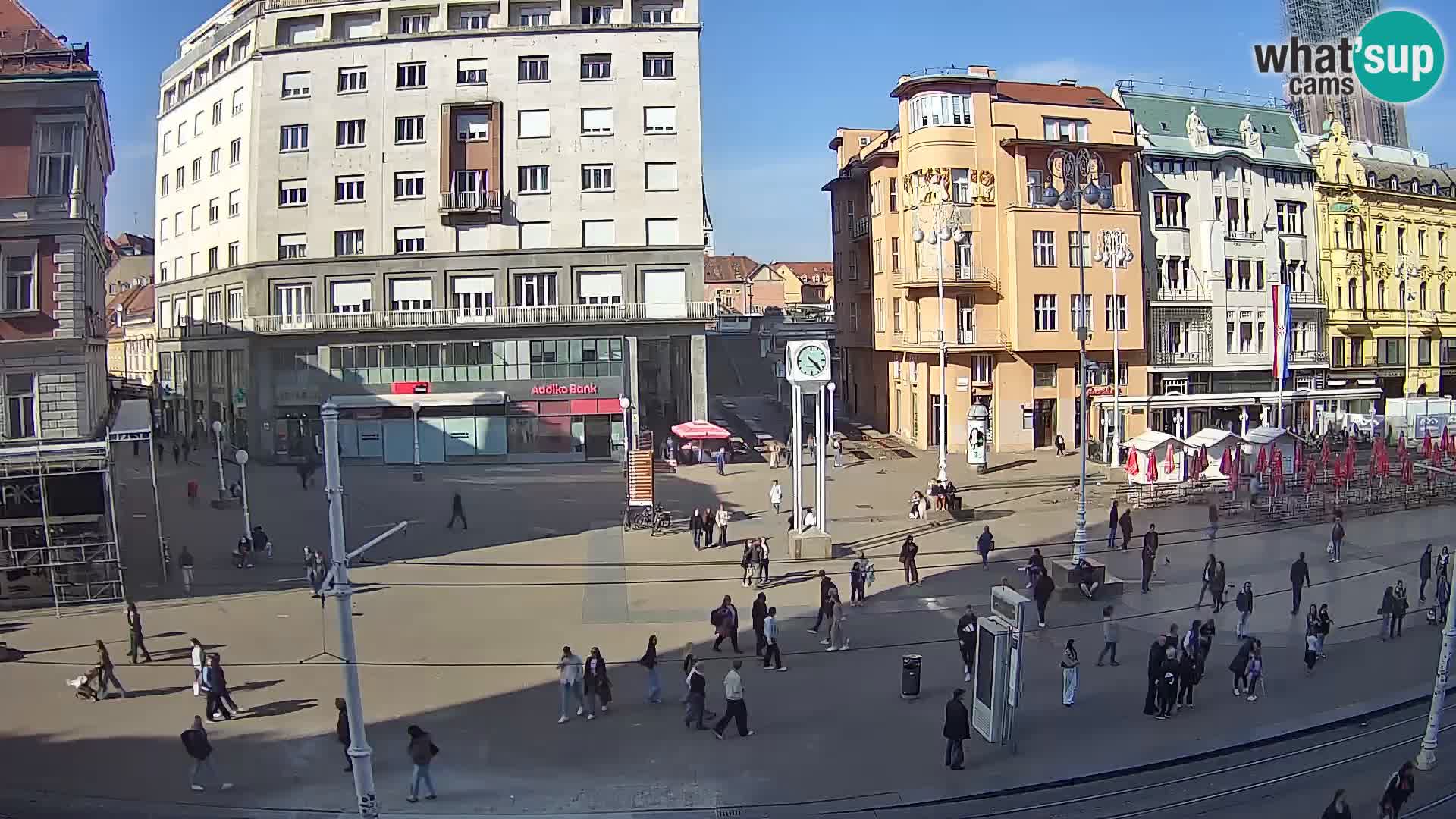 Webcam Zagabria Ban Jelacic piazza | Croazia