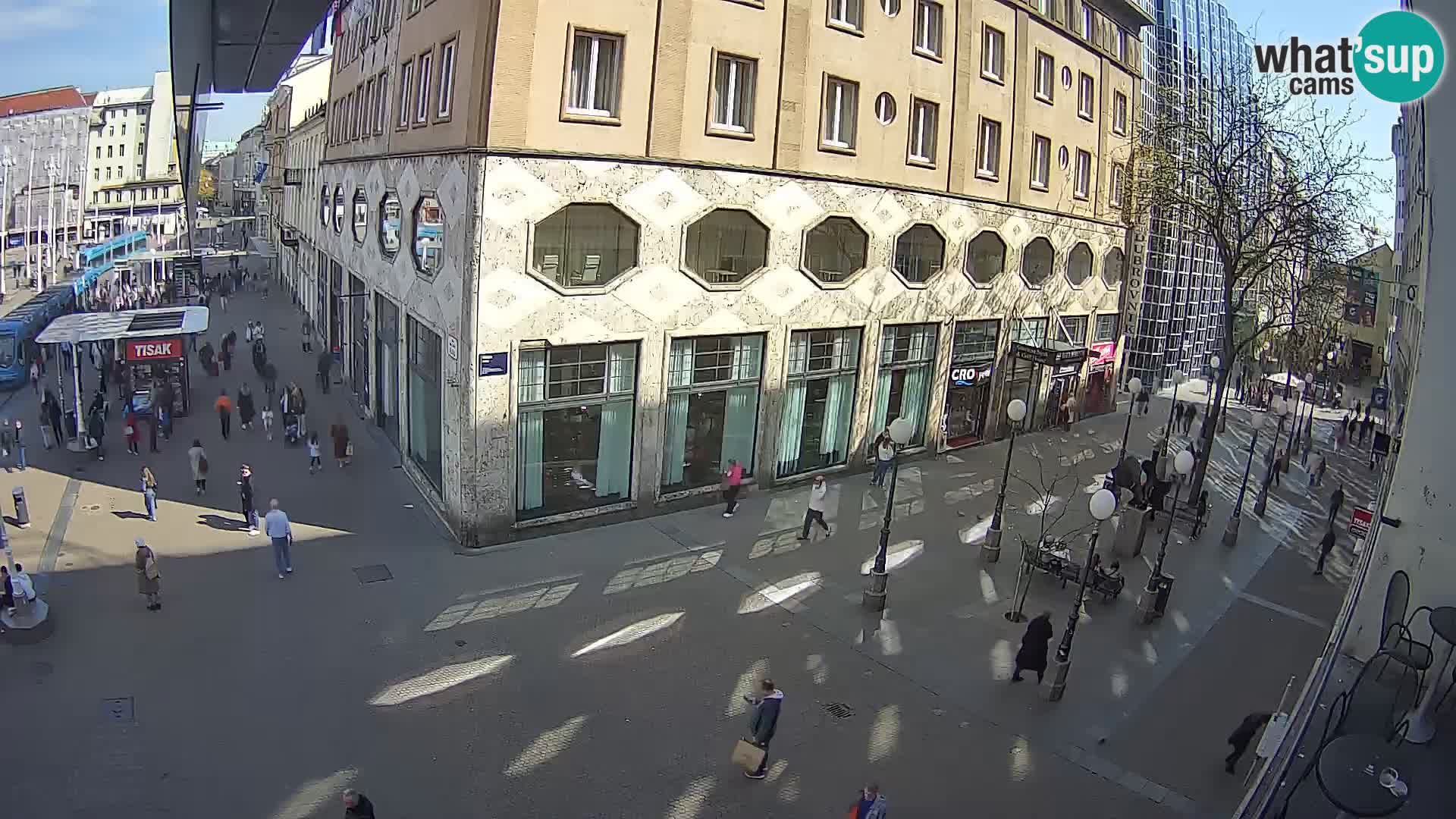 Webcam Zagabria Ban Jelacic piazza | Croazia