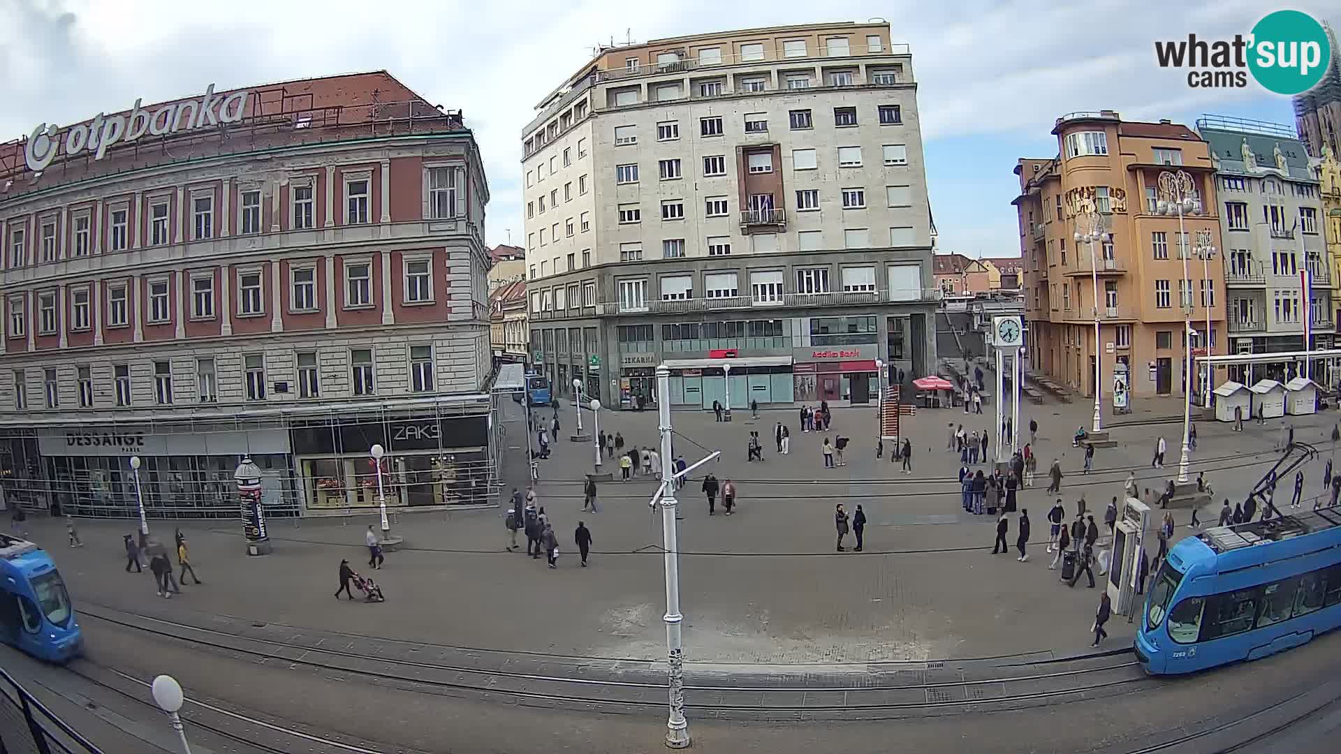Webcam Zagabria Ban Jelacic piazza | Croazia