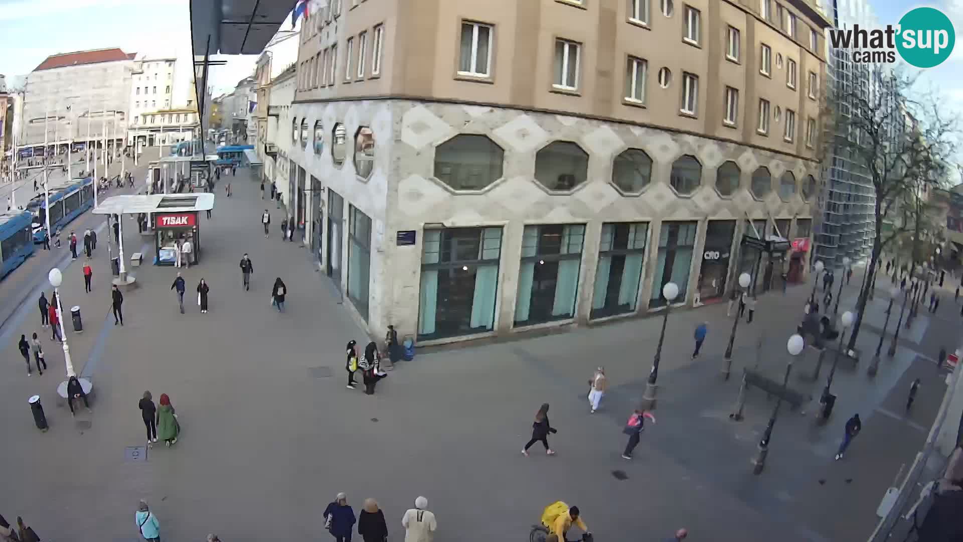 Webcam Zagabria Ban Jelacic piazza | Croazia