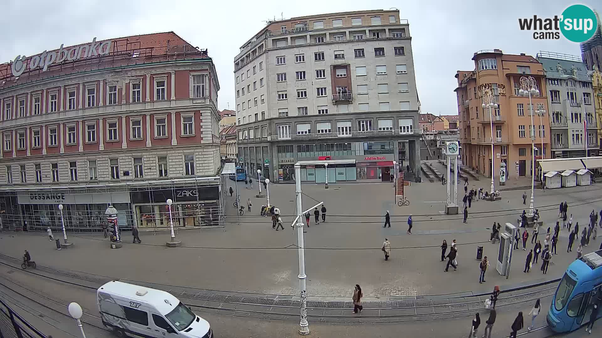Zagreb live cam Bana Jelačića