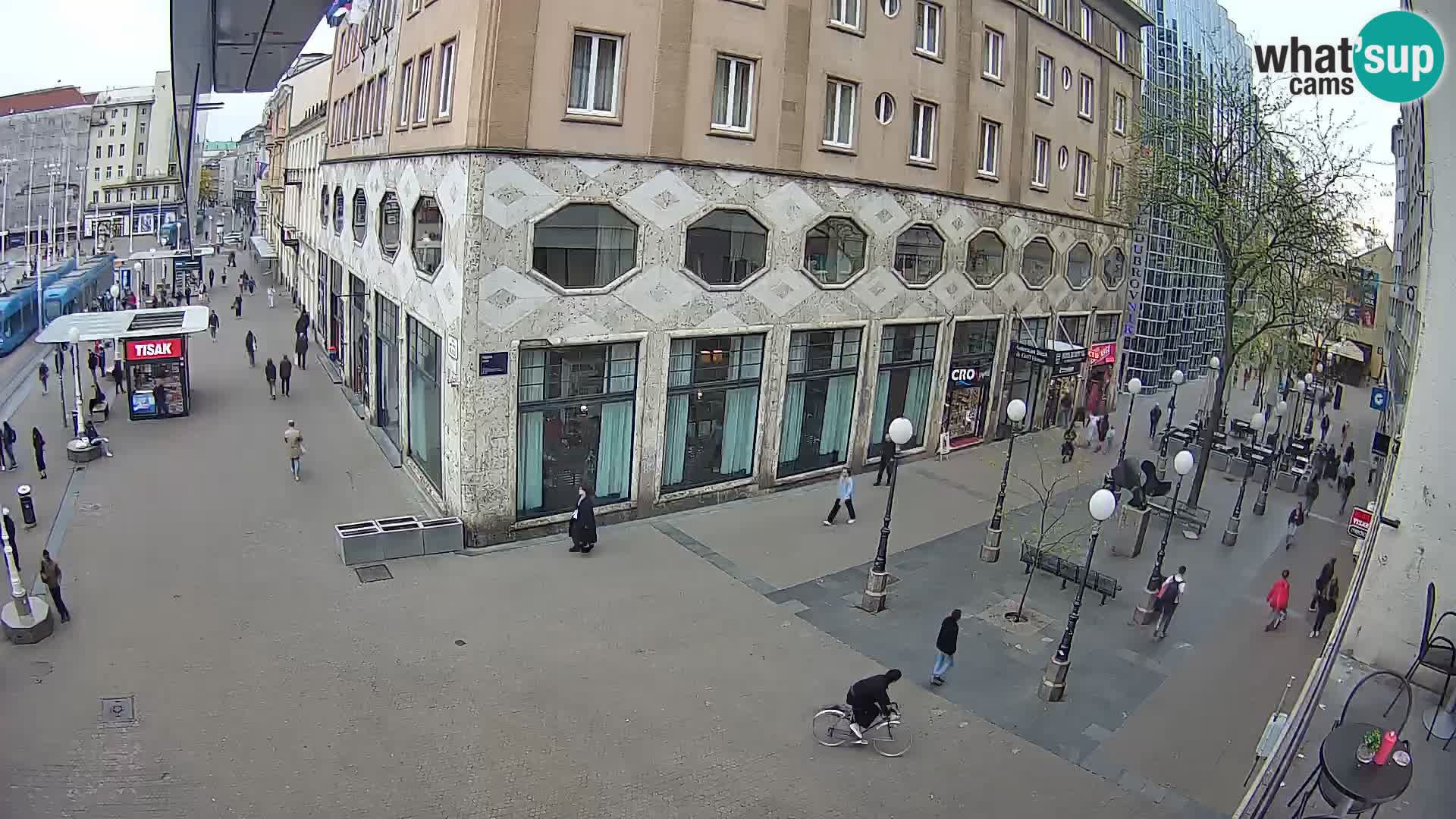 Zagreb live cam Bana Jelačića