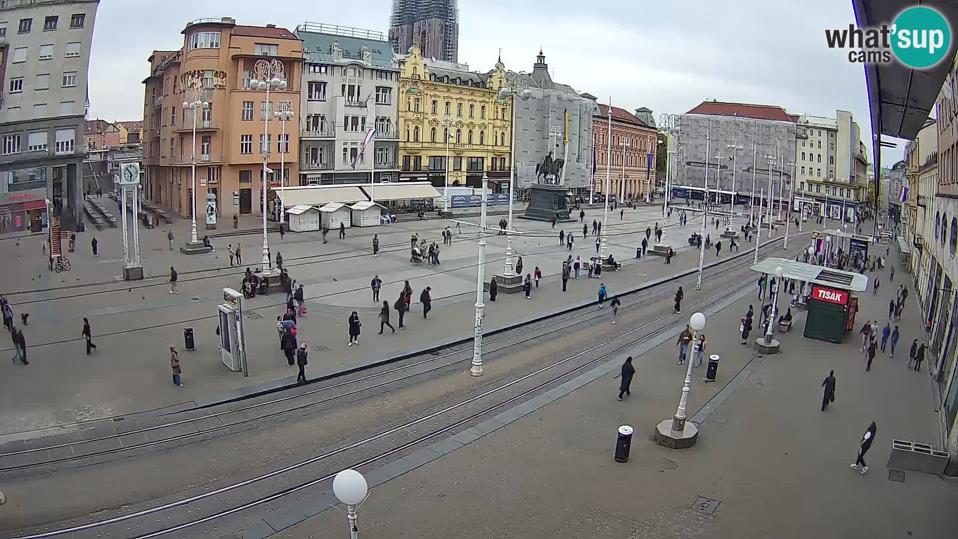 Zagreb live cam Bana Jelačića