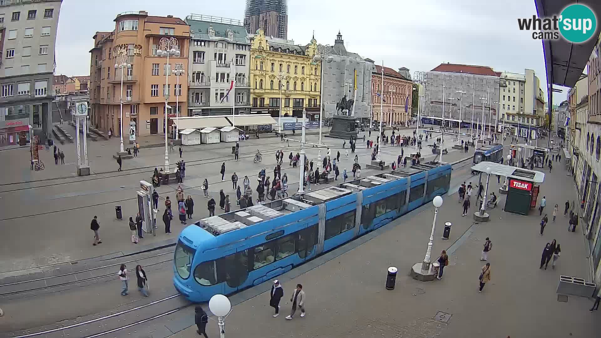 Zagreb live cam Bana Jelačića