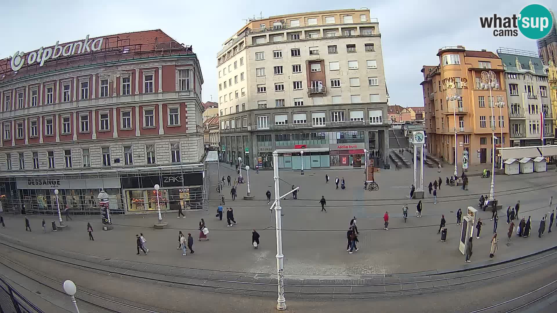 Zagreb live cam Bana Jelačića