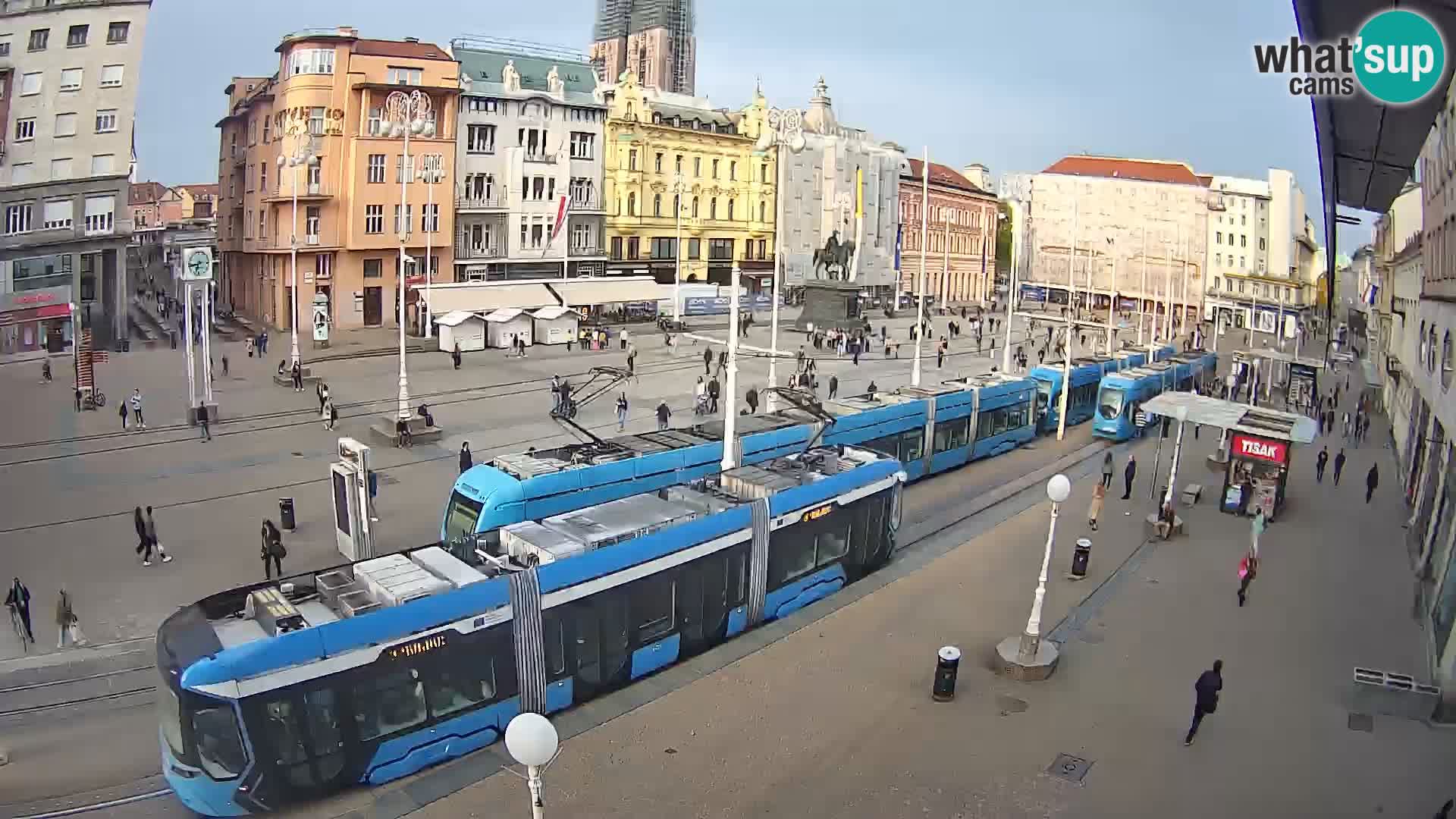 Zagreb live cam Bana Jelačića