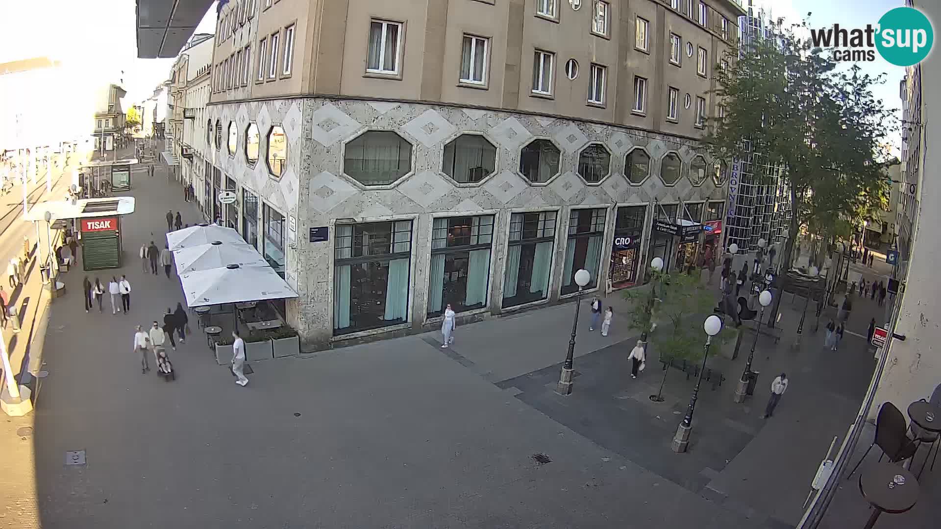 Spletna kamera Zagreb Ban Jelačić