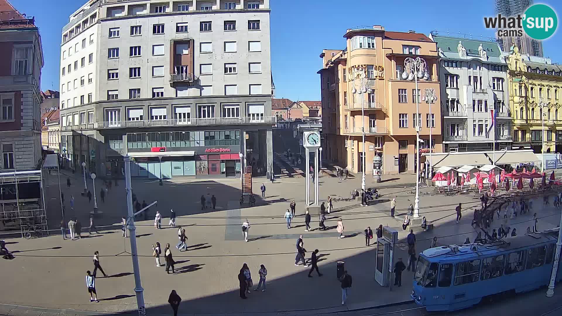Zagreb webcam Ban Jelacica Platz | Kroatien