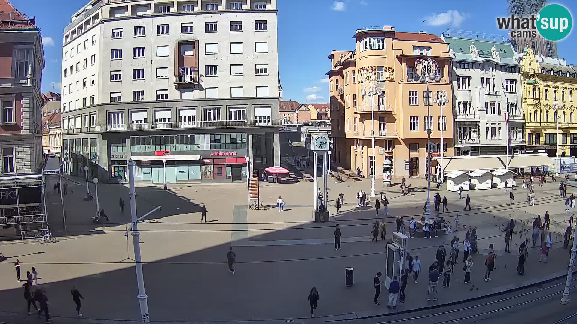 Zagreb live cam Bana Jelačića