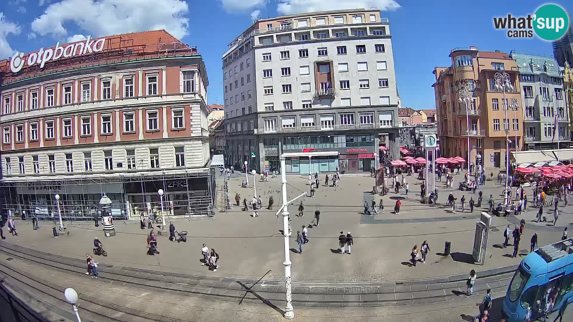 Zagreb live cam Bana Jelačića