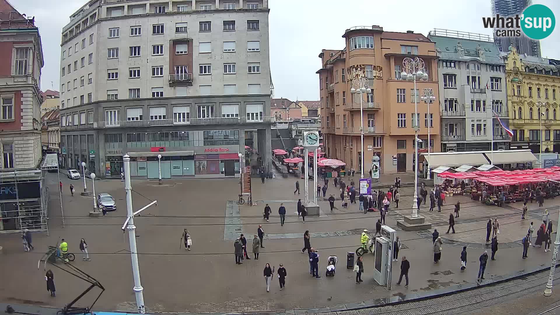 Zagreb live cam Bana Jelačića