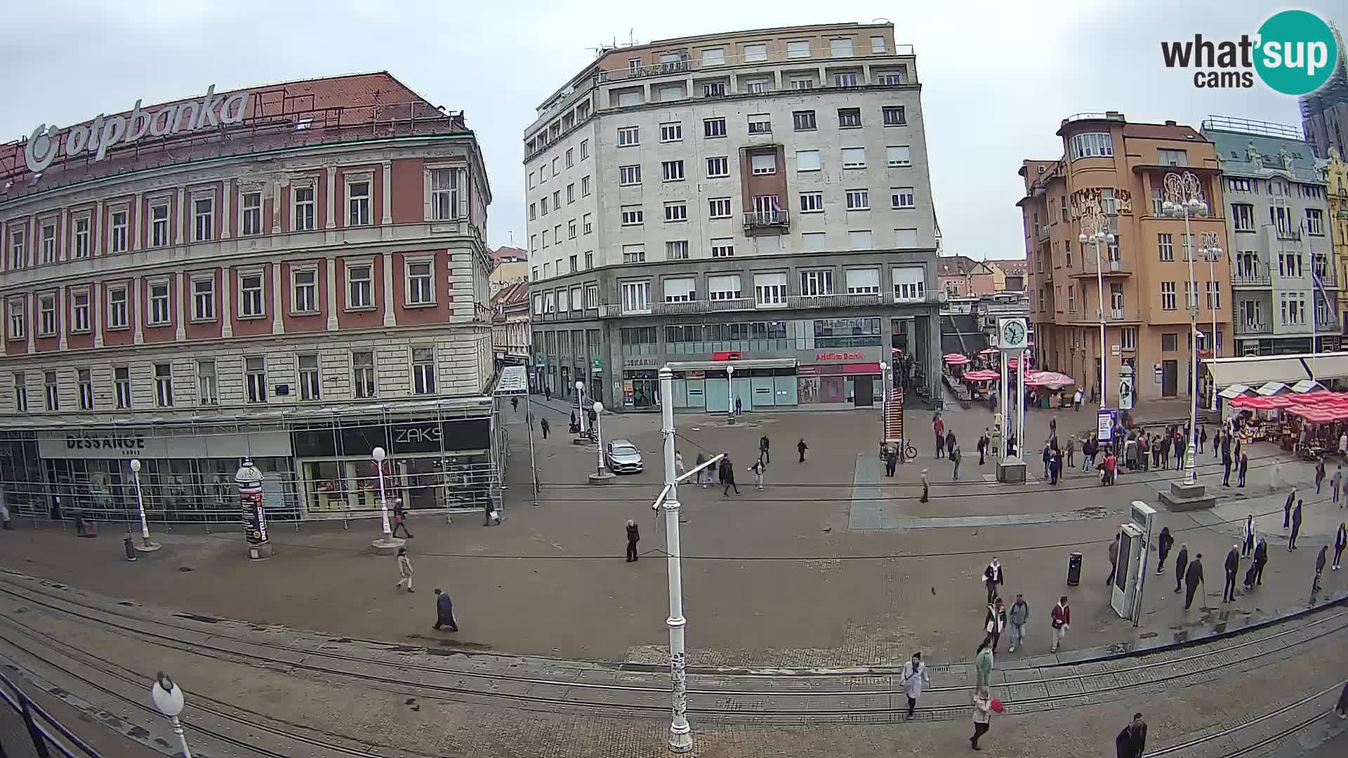 Spletna kamera Zagreb Ban Jelačić