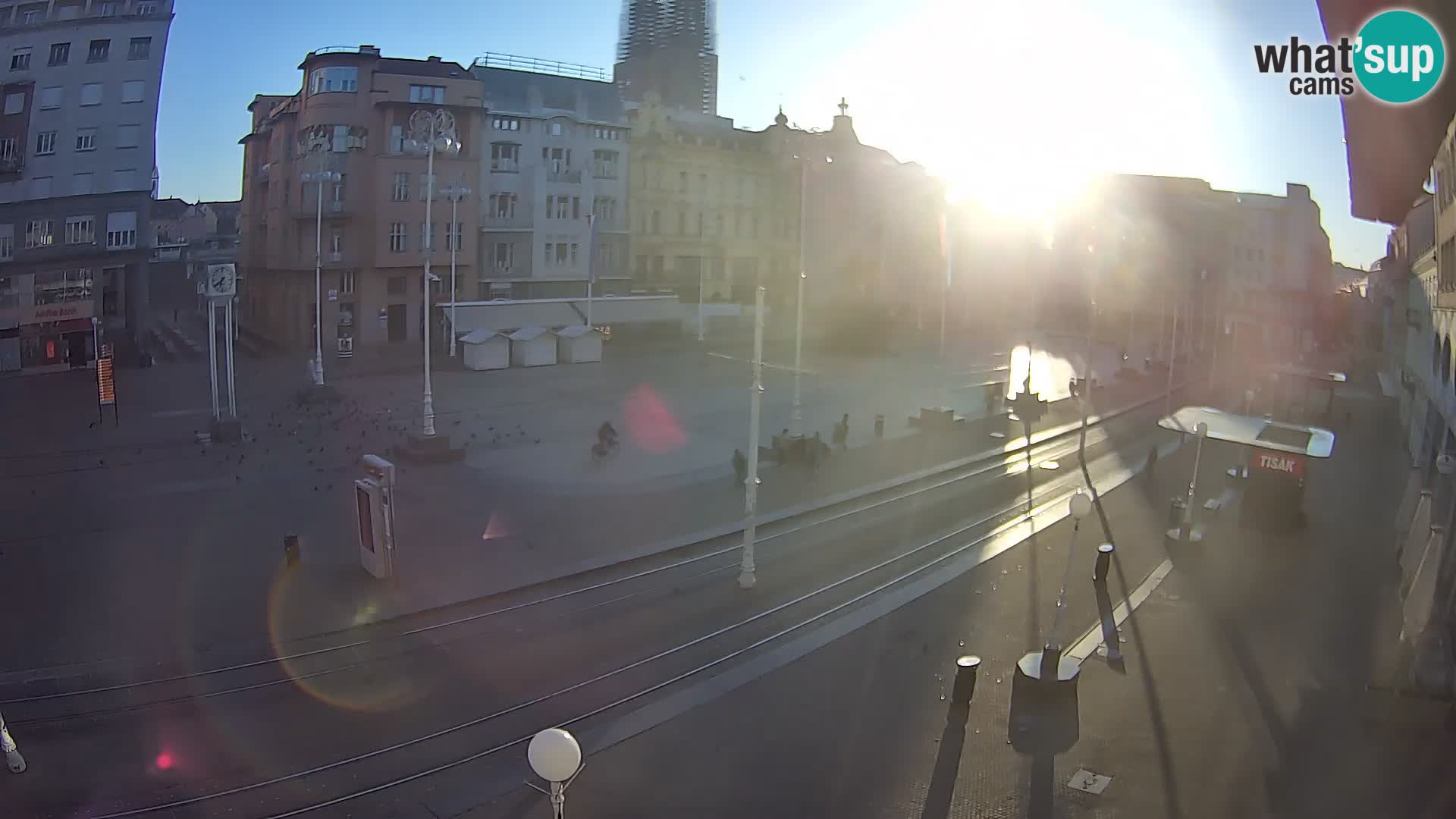 Webcam Zagreb Bana Jelačića square | Croatia