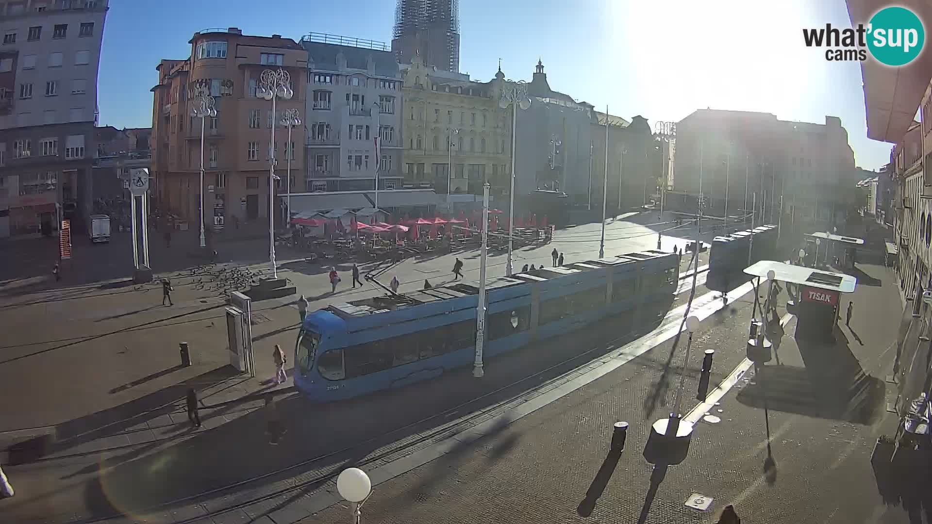 Spletna kamera Zagreb Ban Jelačić