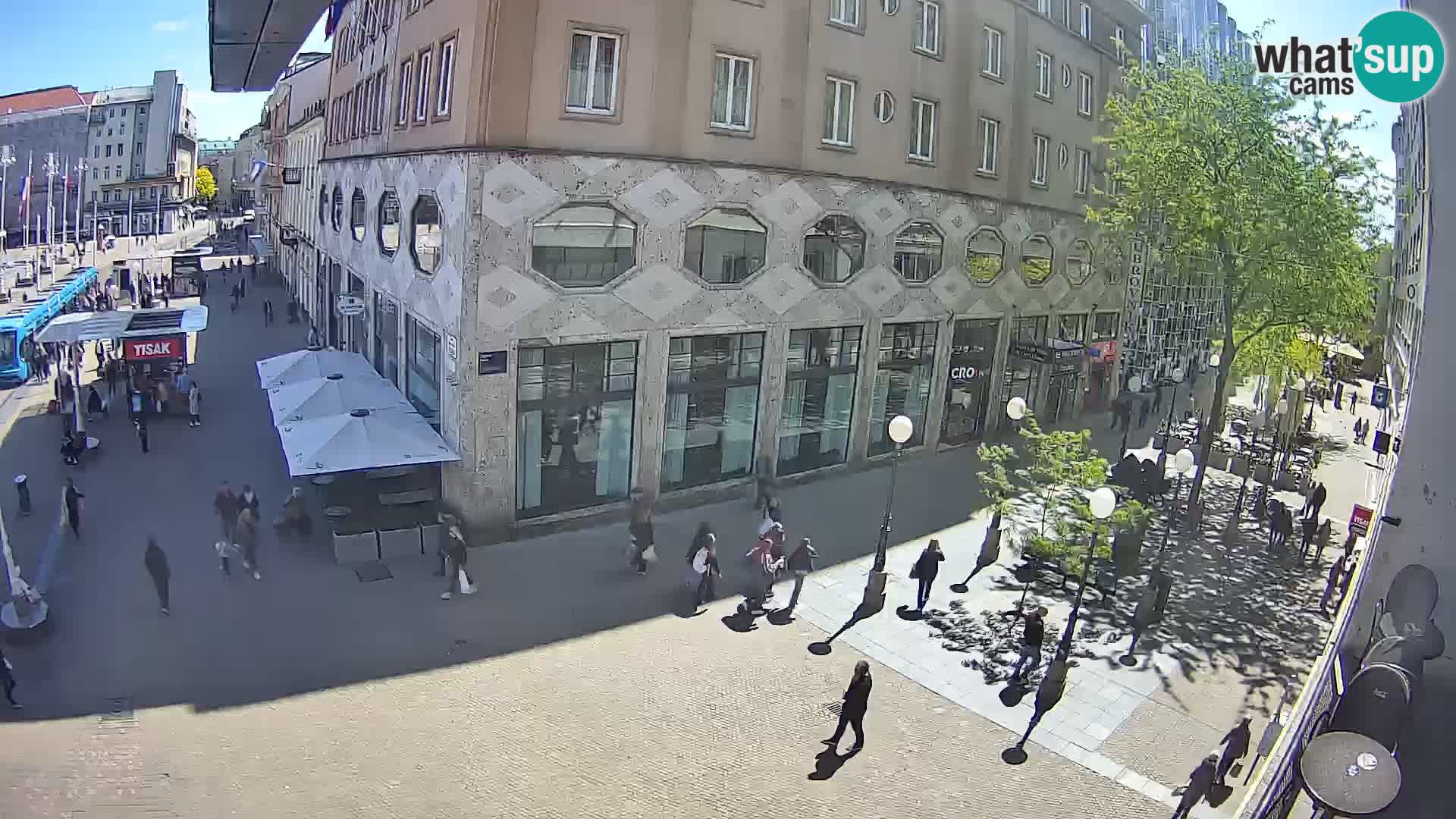 Webcam Zagabria Ban Jelacic piazza | Croazia