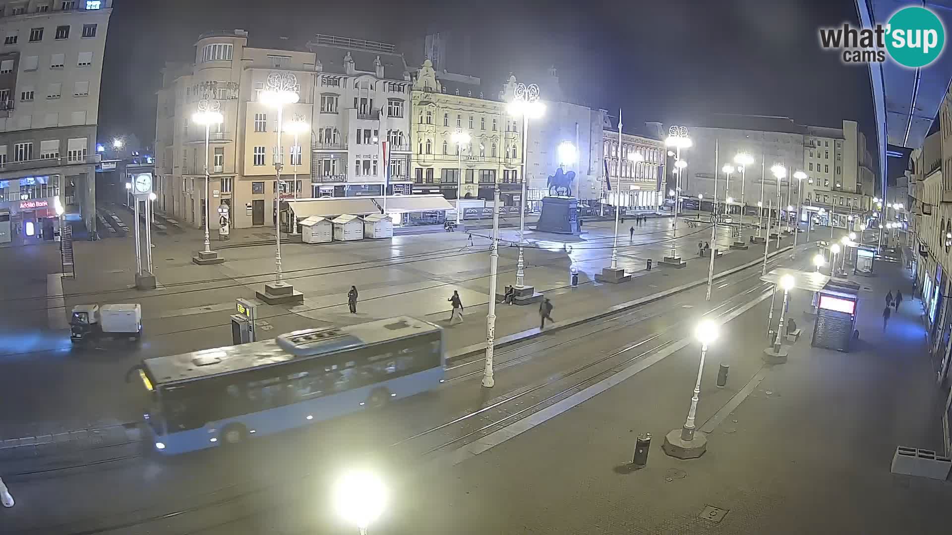Live Cam Zagreb Ban Jelačić place | Croatie