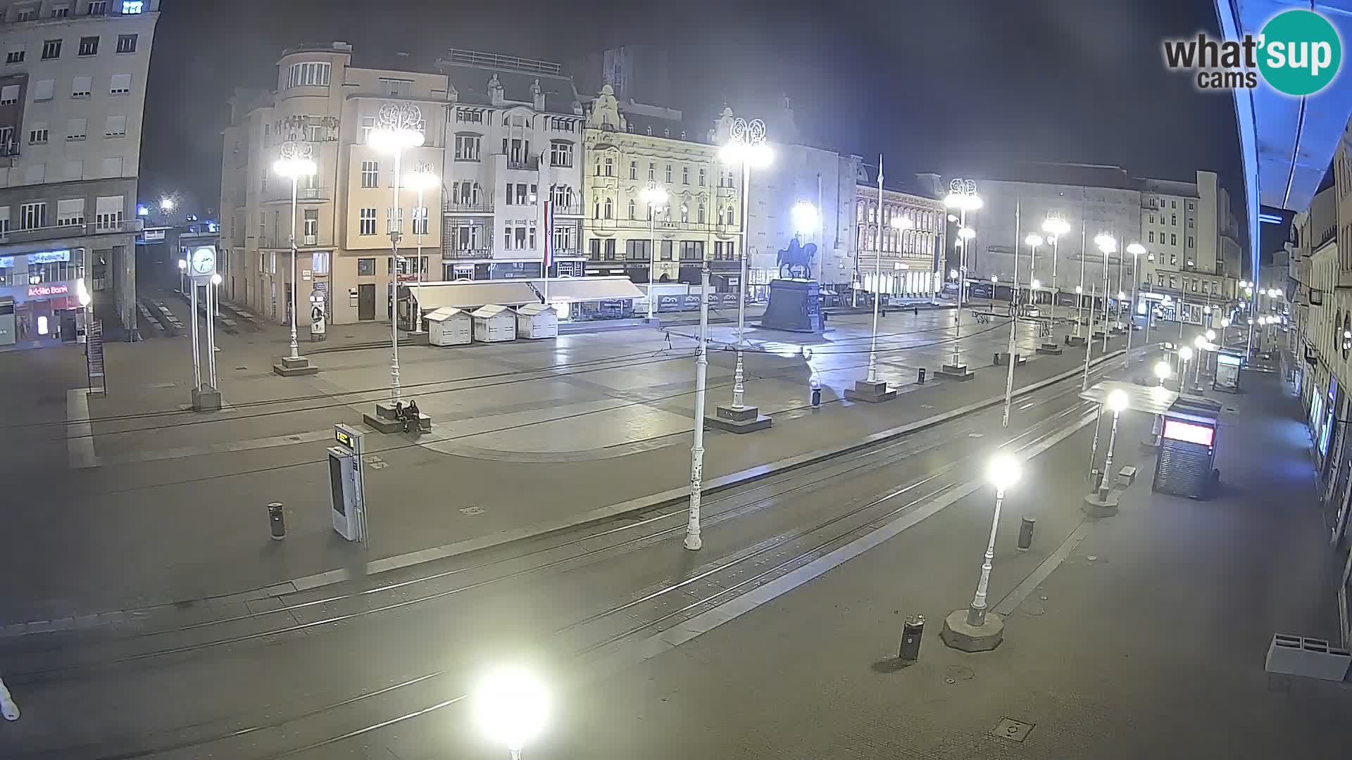 Live Cam Zagreb Ban Jelačić place | Croatie