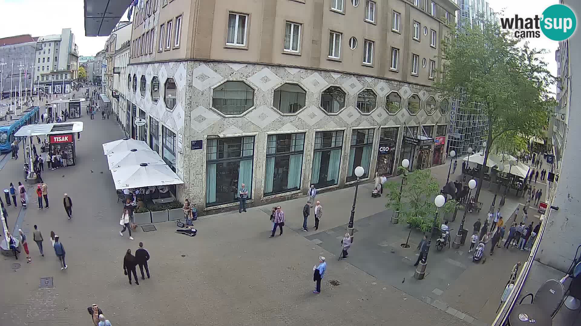 Webcam Zagreb Bana Jelačića square | Croatia