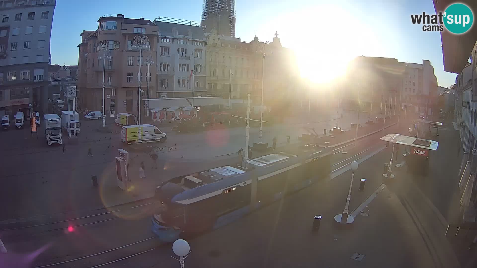 Zagreb live cam Bana Jelačića