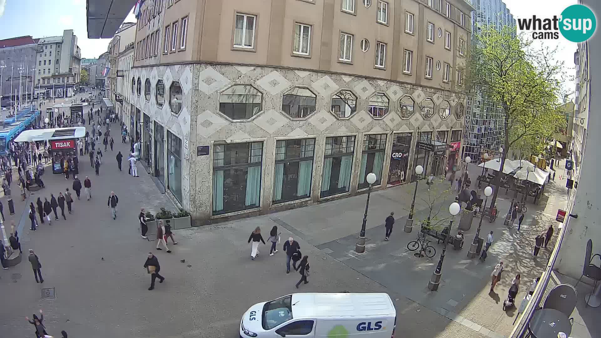 Zagreb webcam Ban Jelacica Platz | Kroatien