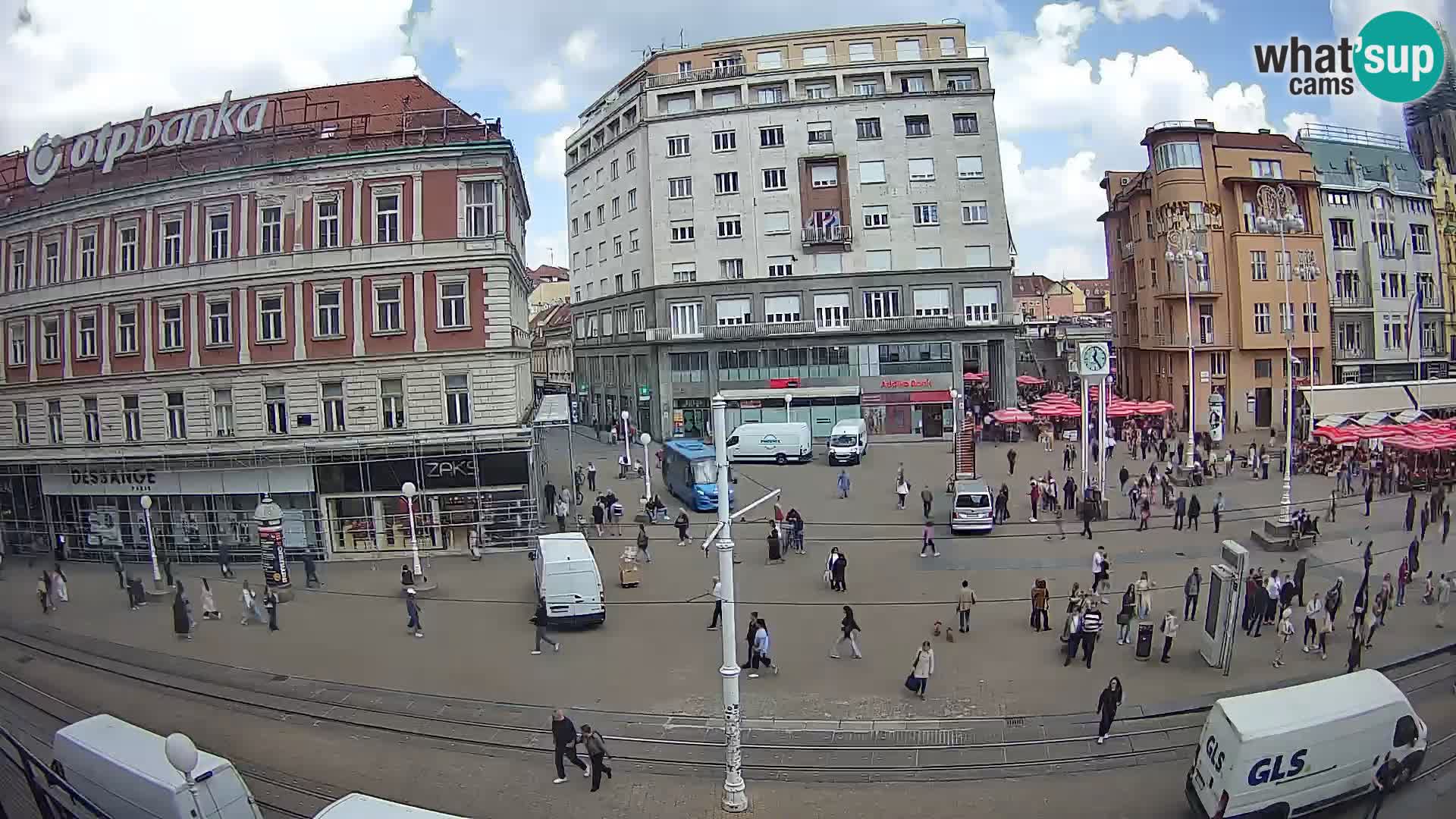 Spletna kamera Zagreb Ban Jelačić
