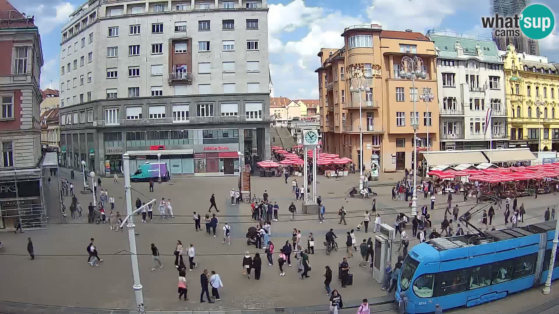 Spletna kamera Zagreb Ban Jelačić