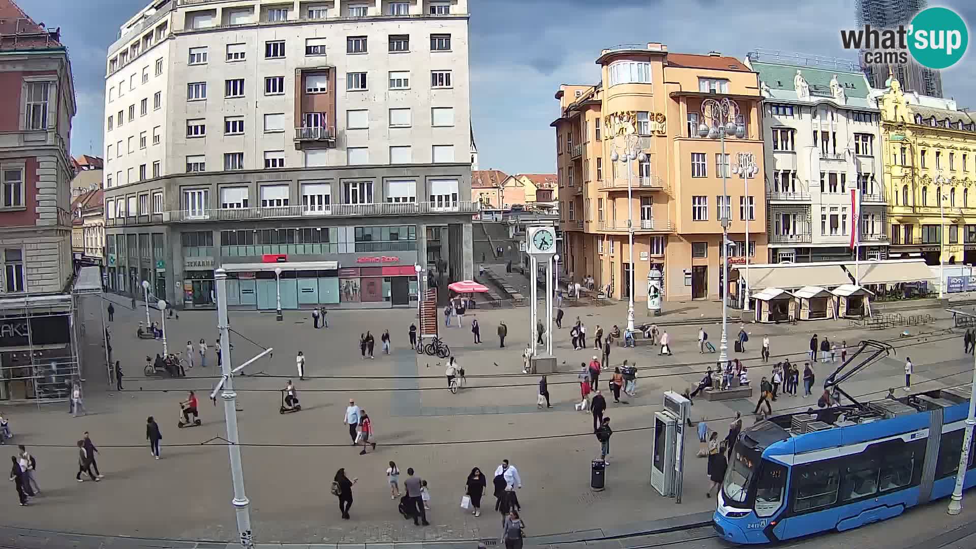 Zagreb live cam Bana Jelačića