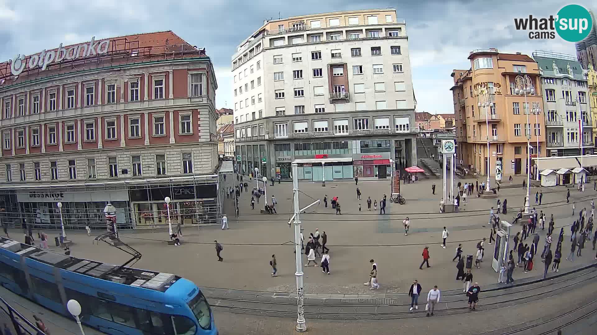 Spletna kamera Zagreb Ban Jelačić