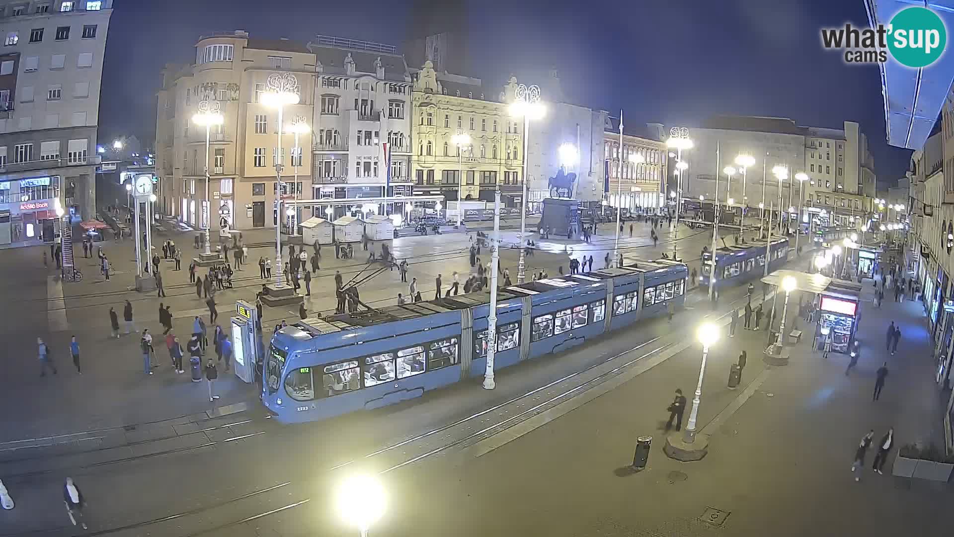 Zagreb webcam Ban Jelacica Platz | Kroatien