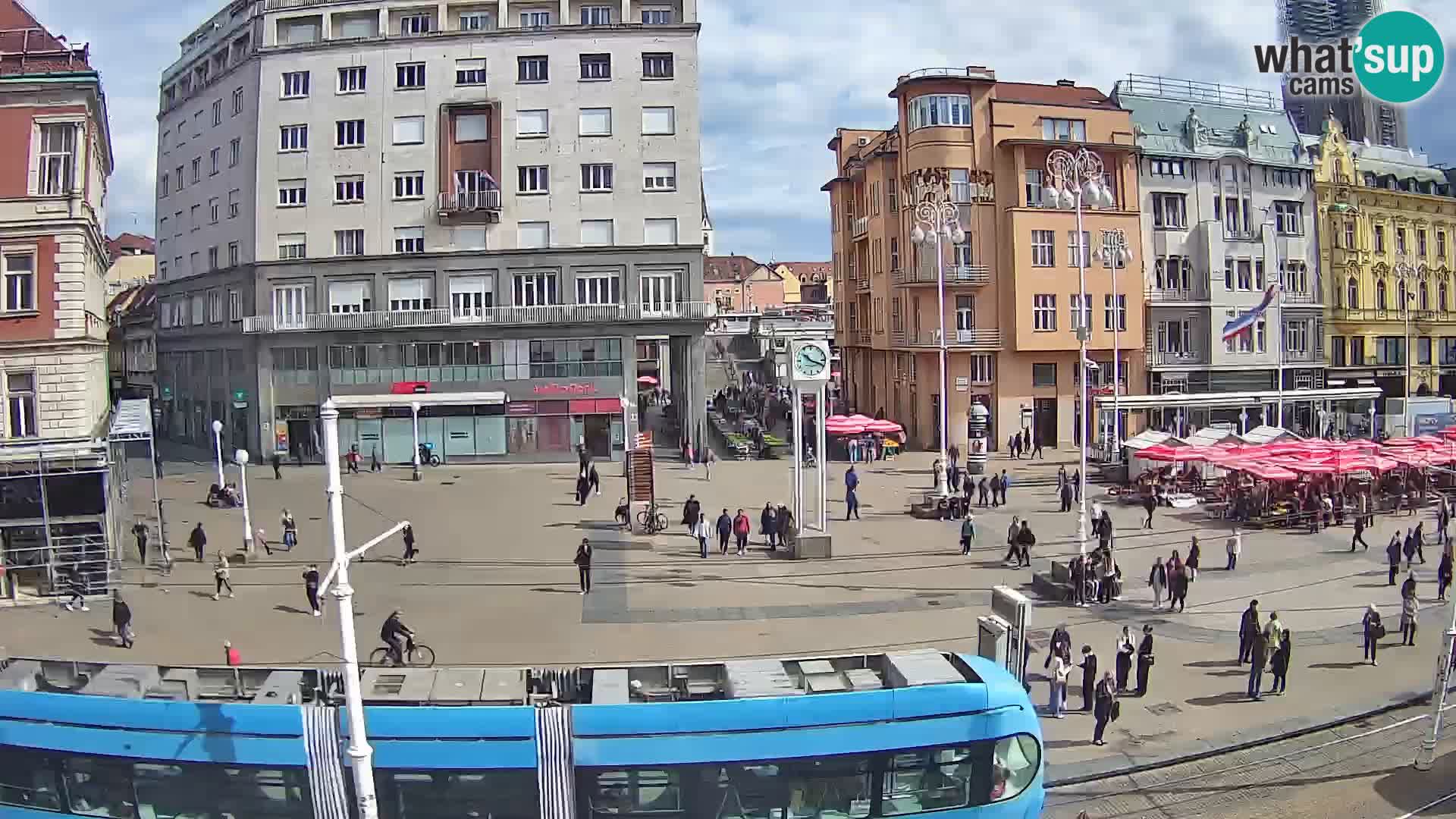Webcam Zagabria Ban Jelacic piazza | Croazia