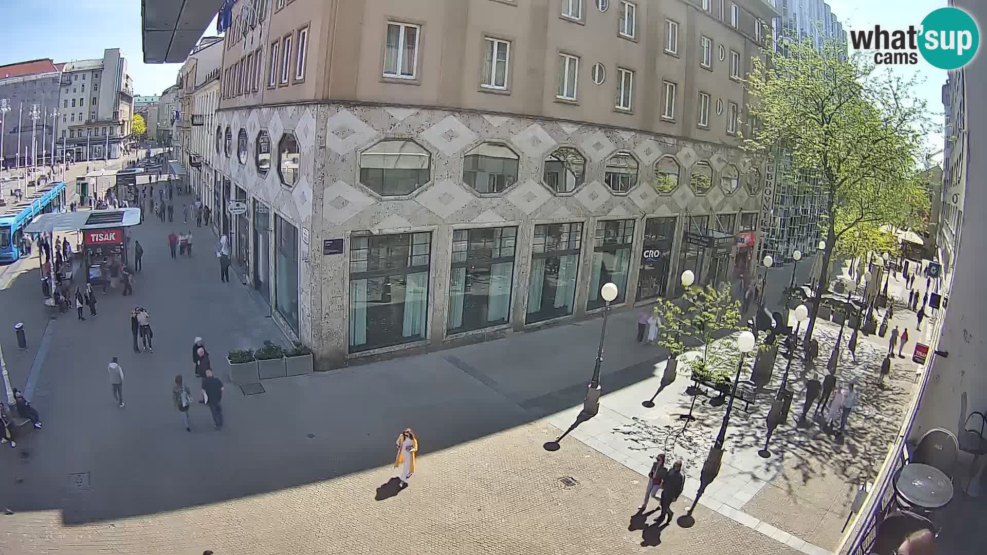 Live Cam Zagreb Ban Jelačić place | Croatie